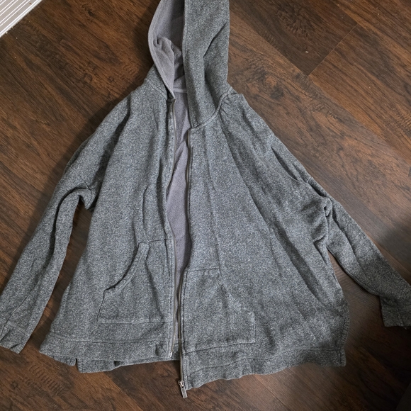 UGG Charcoal Grey Zip Up Hoodie, M - Picture 1 of 3